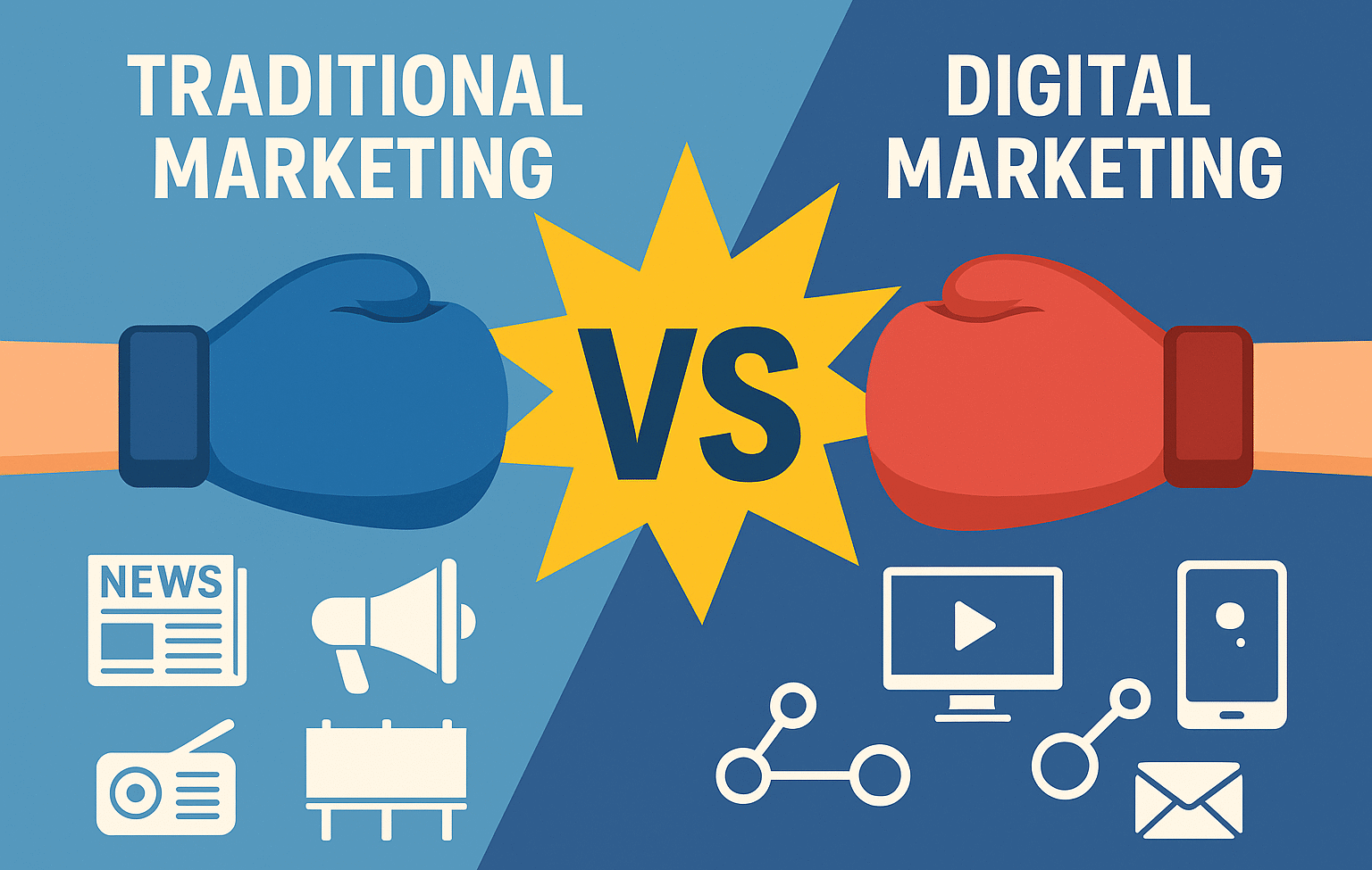 Difference Between Traditional Marketing and Digital Marketing