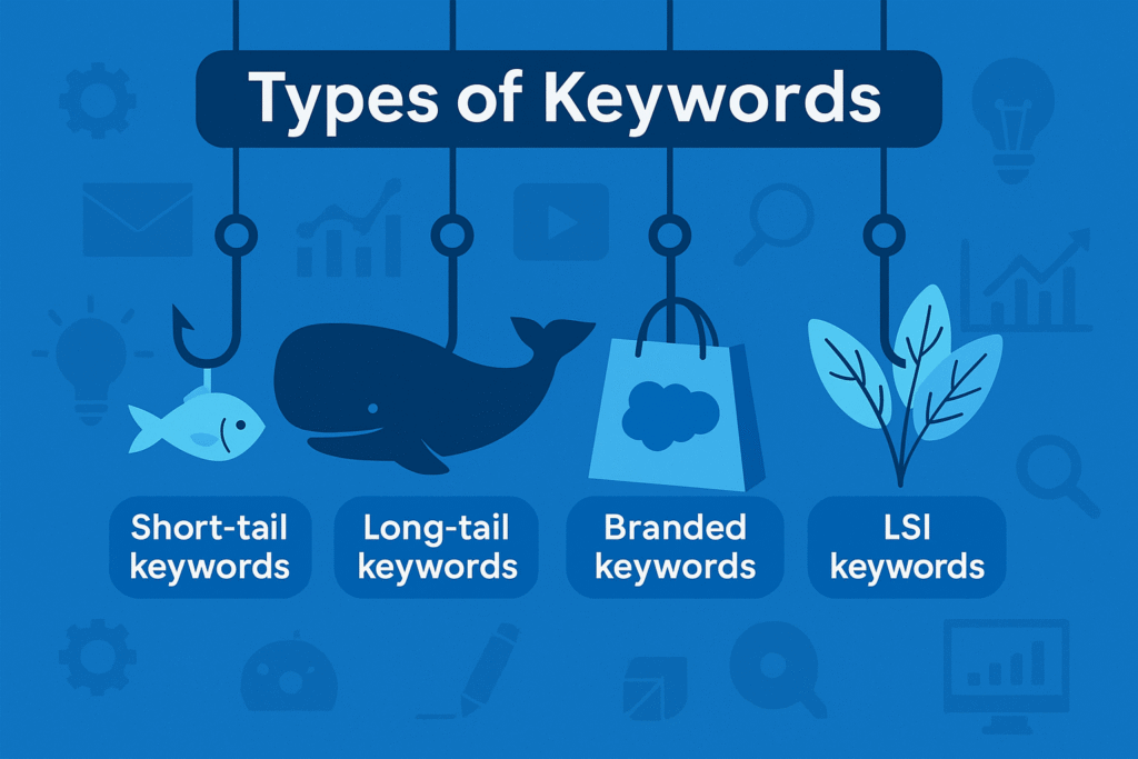 types of keywords