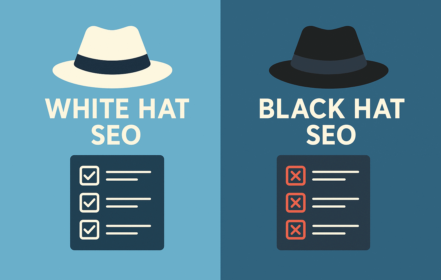 what is white hat seo and black hat seo